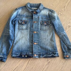 Peek girls xl denim jean jacket